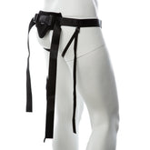 Gender Fluid Skylar Strap-On Harness One Size Black with Adjustable Nylon Straps and Padded Comfort Harnesses & Strap-Ons